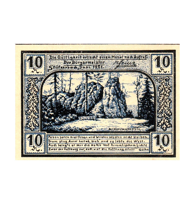Alemania Set 4 Notgelds 1921